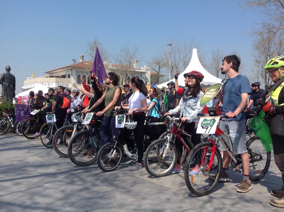Hayır İçin Bisiklet Konvoyu Kadıköy Sokaklarındaydı