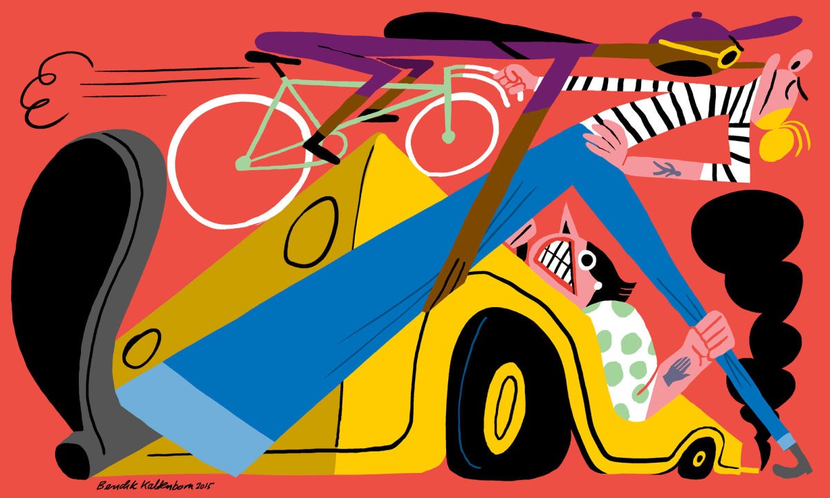 Arabalar, Bisikletler ve Yayalar, Hepsi de Birbirine Karşı